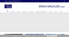 Desktop Screenshot of maechler-stahlbau.de