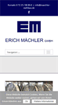 Mobile Screenshot of maechler-stahlbau.de